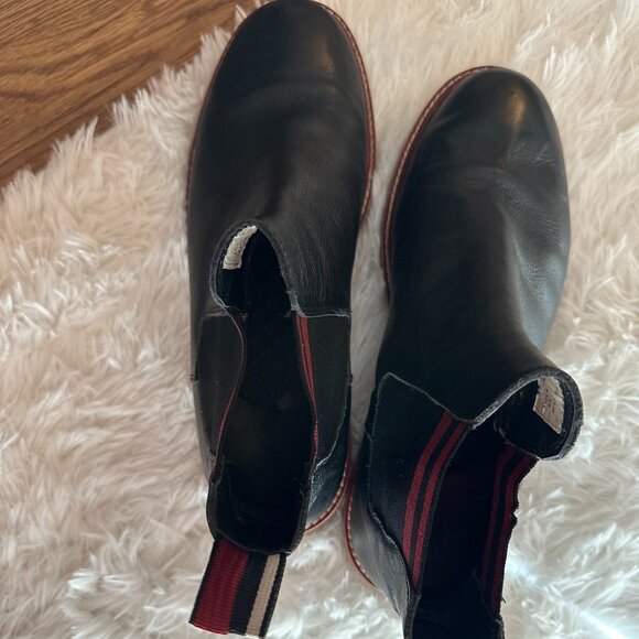 ??HP?? Ben Sherman Brent Leather Chelsea Boot Black Men\'s Size 10 main image 7